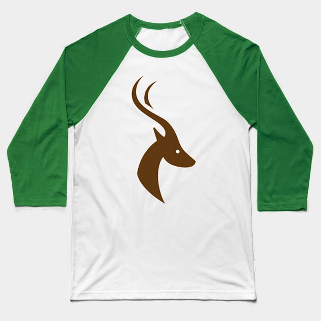 blackbuck Baseball T-Shirt by graphicganga